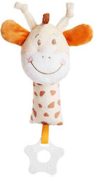 Tedsy Plush Baby Rattle Giraffe For Newborns