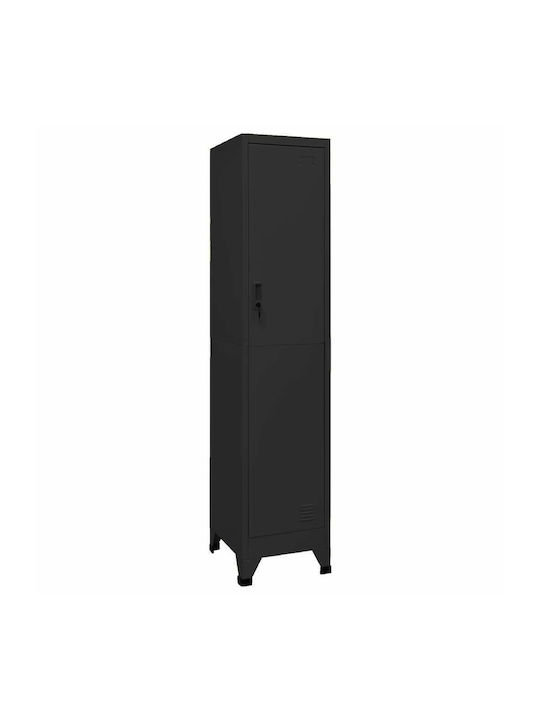 Шкаф Метал Черно 38x45x180бр