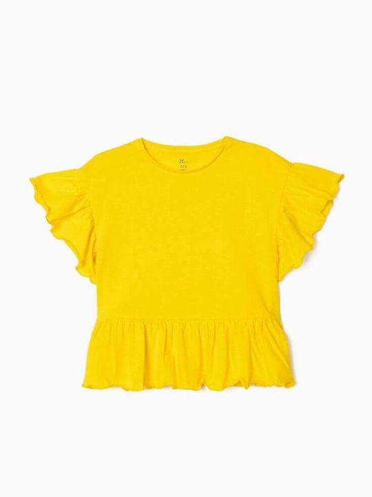 Zippy Kids Blouse Short Sleeve Yellow