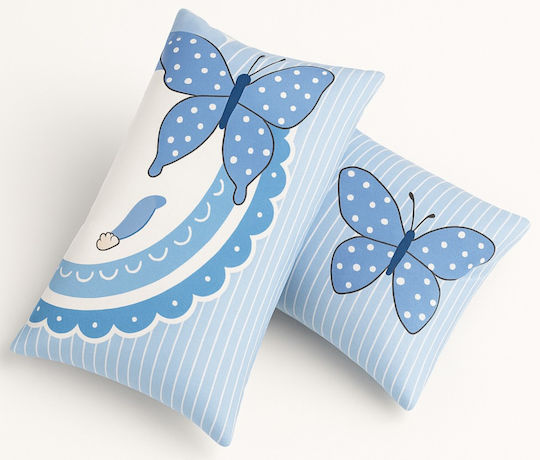 Beboulino Kinder Kissenbezüge Set 20x30cm Blue