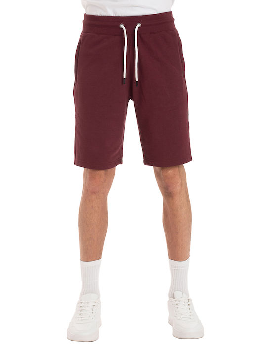 Magnetic North Sportliche Herrenshorts Burgundisch