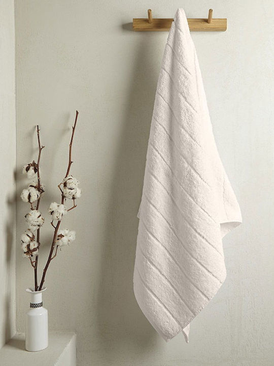 Cannon Πετσέτα Σώματος Fresh 70x140εκ. Ivory Βά...