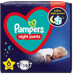 Pampers Night No. 6 για 15+kg 76τμχ Pampers Night No. 6 για 15+kg 76τμχ
