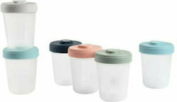 Beaba Plastic Baby Container 6pcs 250 Multicolour