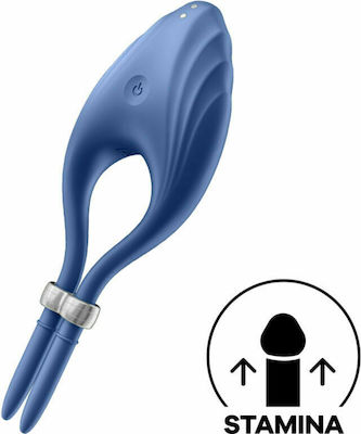 Satisfyer Duelist Vibrating Cock Ring Cock Blue