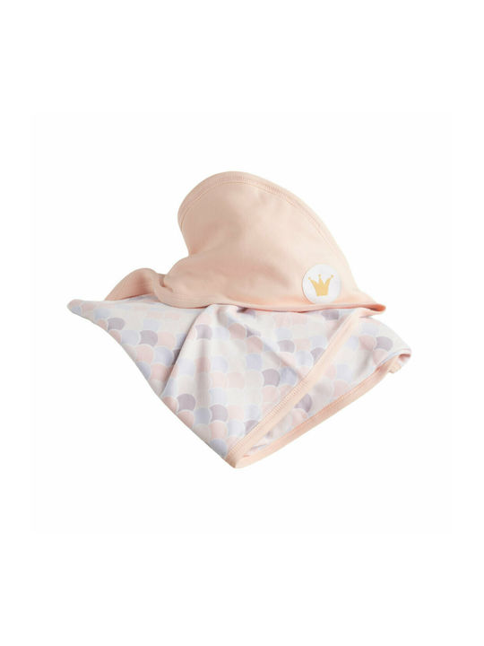 Mermaid Swaddle Wrap Pink 90x90cm.