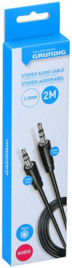 Grundig 3.5mm Jack Cable Male - 3.5mm Jack Male Black 2m