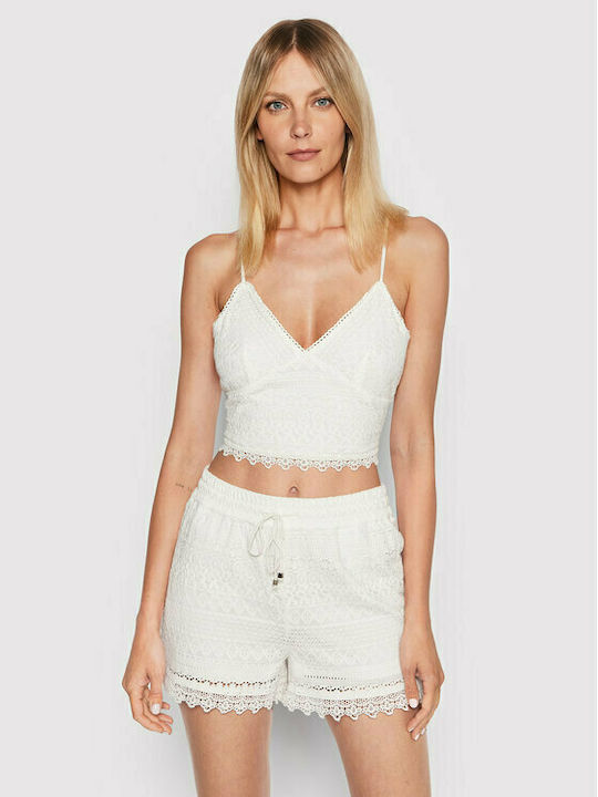 Vero Moda Women's Crop Top with Straps White
