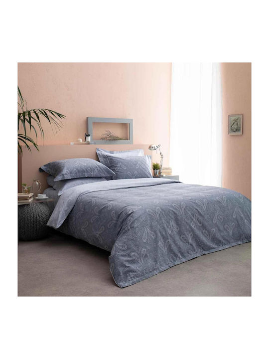 Vesta Home Duvet Cover Set Cotton Satin Queen w...