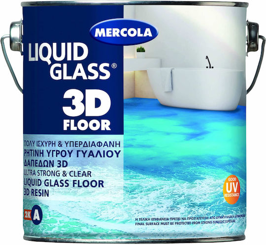 Mercola Liquid Glass 3D Floor Ρητίνη Δύο Συστατικών 12kg