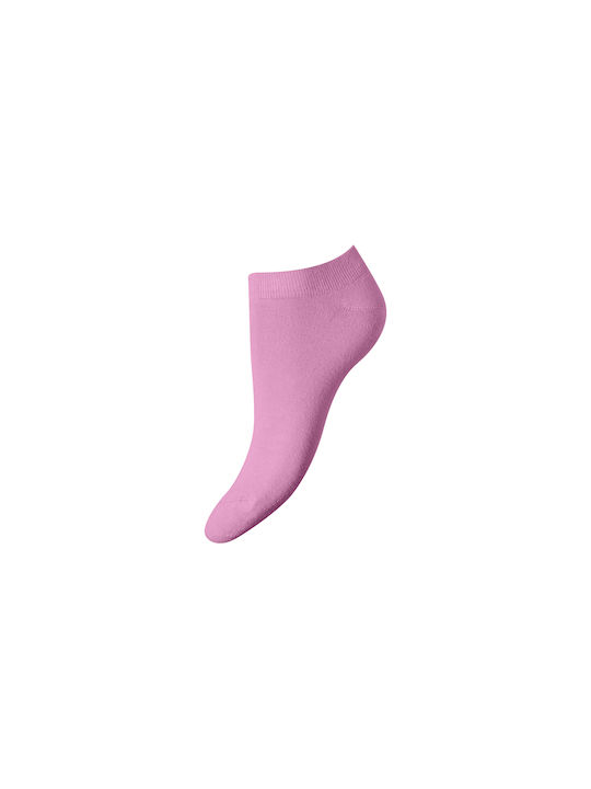 Walk Women's Solid Color Socks Pink