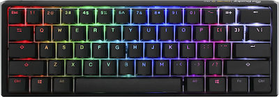 Ducky One 3 Mini Classic Gaming Mechanical Keyboard 60% with Cherry MX Red switches and RGB lighting (English US)