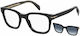 David Beckham Plastic Eyeglass Frame with Clip ...