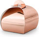 Cutie Roz Auriu Hârtie Cutie pentru Cadou Rose Gold 6x5.5x6cm. 10buc