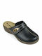 Anatomical Leather Women's Slippers Blue