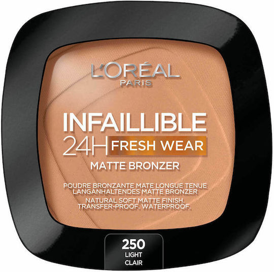 L'Oreal Paris Infallible 24H Fresh Wear Powder 250 Light 9gr