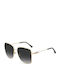 Jimmy Choo Women's Sunglasses with Gold Metal Frame and Gray Gradient Lens HESTER/S 2M2/9O