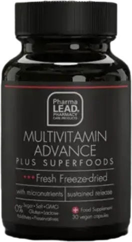Pharmalead Multivitamin Advance Plus Superfoods Multivitamină pentru Întărirea Sistemului Imunitar 30 capace