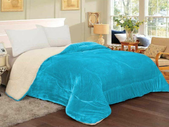 Bettbezug Großes Doppelbett 220x240cm Turquoise