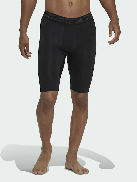 adidas Techfit Training Men's Sports Short Leggings Black
