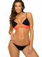 Set Bikini Τριγωνάκι Push Up Μαύρο
