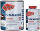 ER-LAC 2 S-86 Marine Top Coat Βερνίκι Επιφάνειας 2 Συστατικών Λευκό Σατινέ 1.5lt