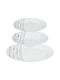 Secret de Gourmet Berbere White Porcelain Dinnerware Set 18pcs