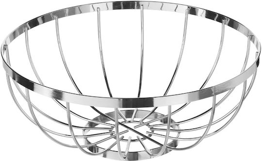 Fruitieră Metalic Argintiu 31x31x12.5buc