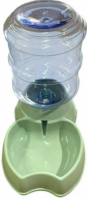 Plastic Bowl with Container Dog Food & Water Green 4000ml