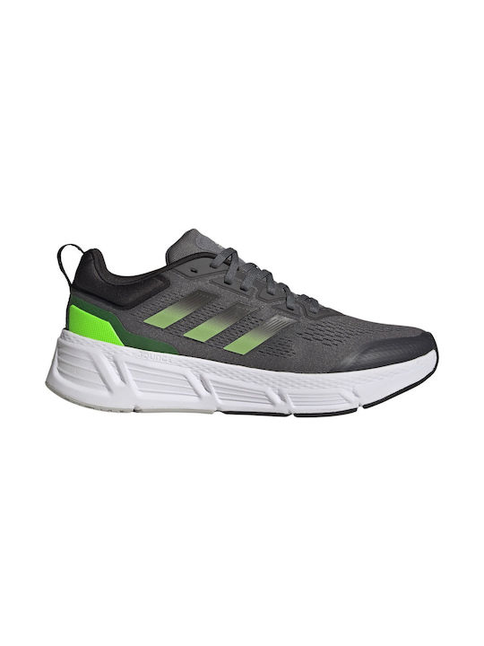 Questar Herren Sportschuhe Laufen Grey Five / Solar Green / Core Black
