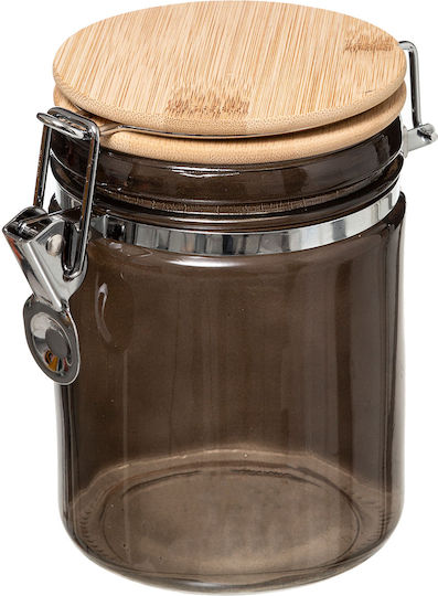 Secret de Gourmet Vază Pentru Zahăr Cu Capac Ermetic Din Sticlă Neagră 750ml 1 Bucată