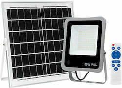 Bormann BLF2350 Ηλιακός Προβολέας LED 100W Ψυχρό Λευκό 6500K με Φωτοκύτταρο και Τηλεχειριστήριο