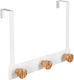 Door Hook 3 Slots Metallic 25x8.2x20cm