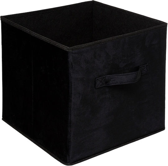 5Five Fabric Storage Box Black 31x31x31cm