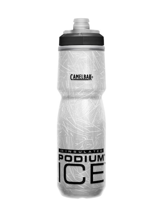 Camelbak Podium Ice Πλαστικό Παγούρι Ποδηλάτου 620ml Ασημί Camelbak Podium Ice Πλαστικό Παγούρι Ποδηλάτου 620ml Ασημί
