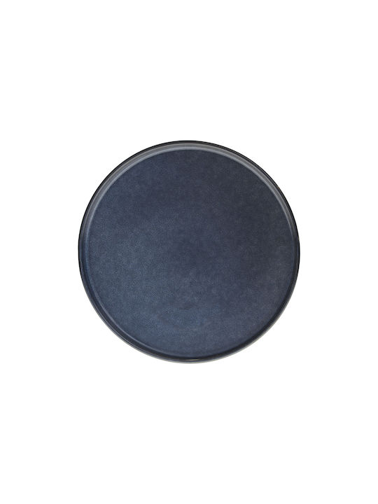 Inc Farfurie Deșert Ceramică Albastru cu Diametru 21cm