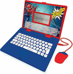 Lexibook Laptop/Tablet Educațional Electronic pentru Copii Spiderman (ES,EN) pentru 3++ Ani