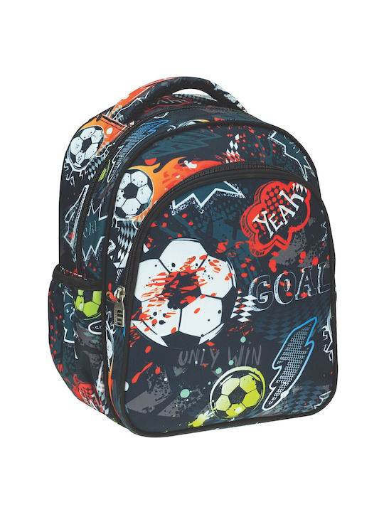 Back Me Up Football Ghiozdan Școlar de Spate Grădinița Multicolor