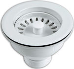 Synthetic sink valve Φ115 1 1/2" No501 White