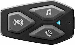 Interphone Ucom 3 Ενδοεπικοινωνία Μονή για Κράνος Μηχανής με Bluetooth