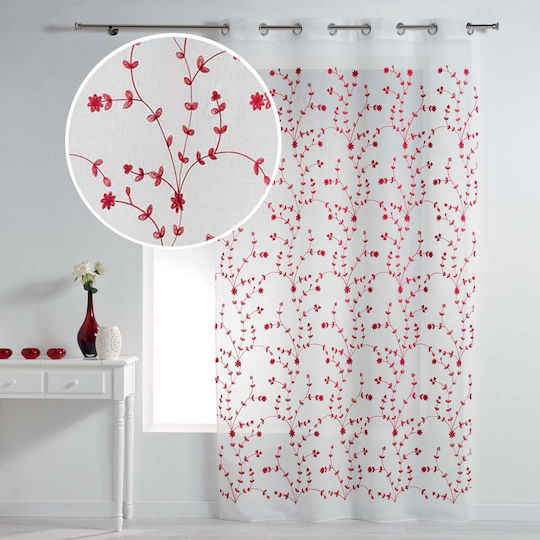 Douceur d'Intérieur L-C Petite Fleur με Τρουκς Rouge 140x240εκ.