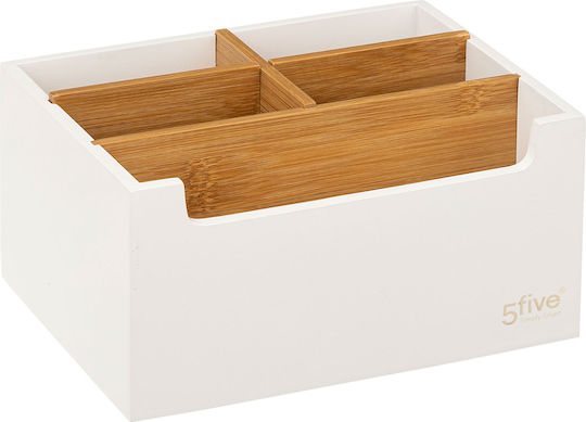174749A Tisch Veranstalter Hölzernes Weiß
