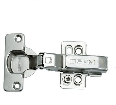 Metallic Cabinet Hinge Corner with Brake 8mm