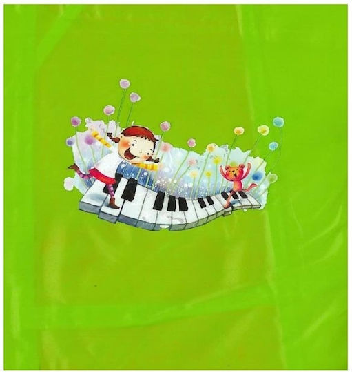 Groovy Children's Reusable Green Painting Apron Apron Painting 1pcs