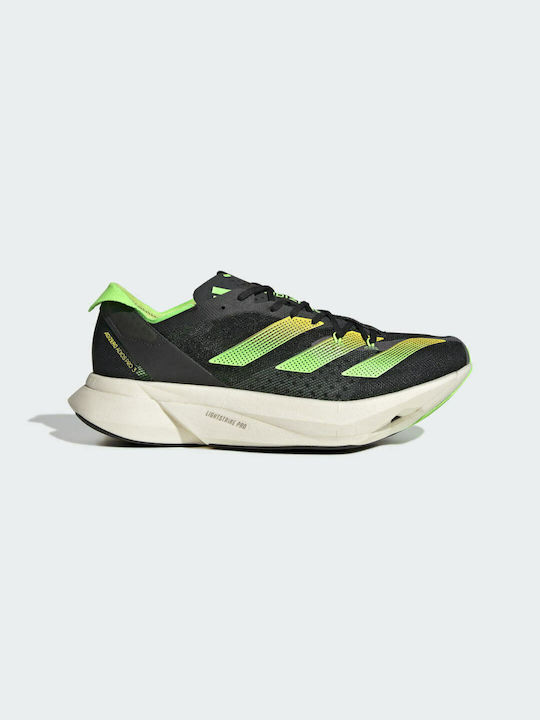 Adidas Adizero Adios Pro 3 Ανδρικά Αθλητικά Παπούτσια Running Core Black / Beam Yellow / Solar Green
