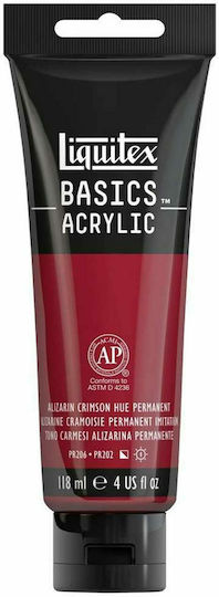 Liquitex Basics 116 Alizarin Crimson Сет акрилни бои за живопис в Червен цвят 118мл 1бр
