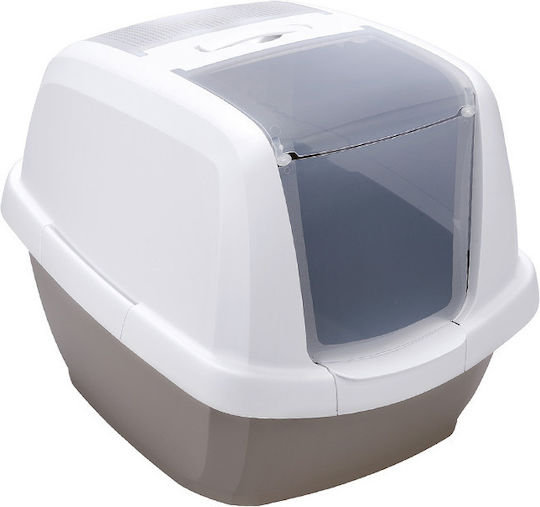 Imac Maddy Cat Toilet Closed with Filter Beige L62 x W49.5 x H47.5cm
