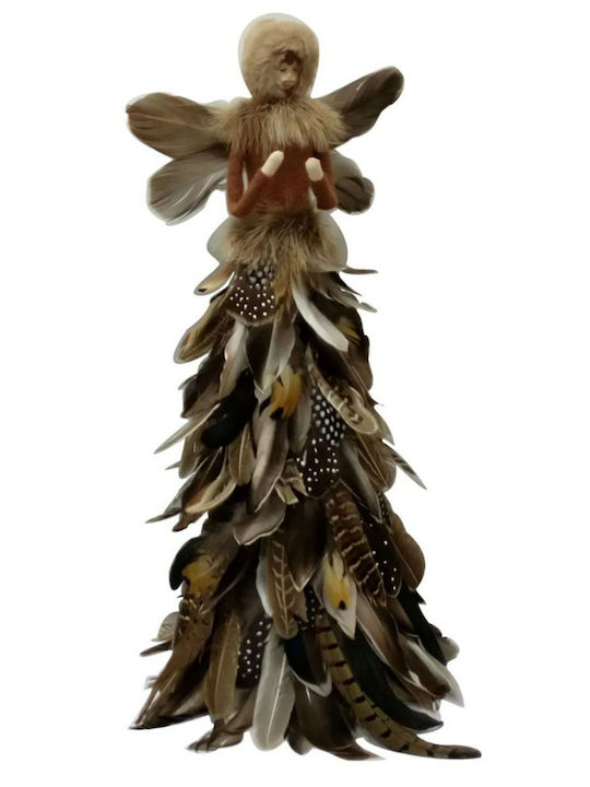 Supergreens Christmas Figure Cherub Brown Height 35cm