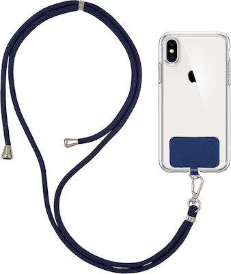 Sonique Lanyard Neck Strap for Mobile Blue