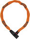 Abus Bicycle Cable Lock with Key Orange